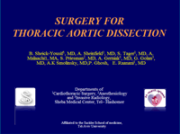 SURGERY FOR THORACIC AORTIC DISSECTION