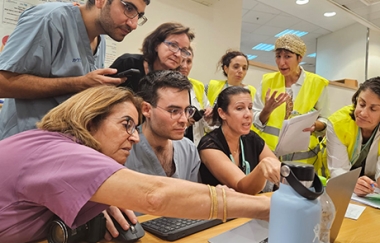 סורוקה צוות זיהוי פצועים דוברות סורוקה